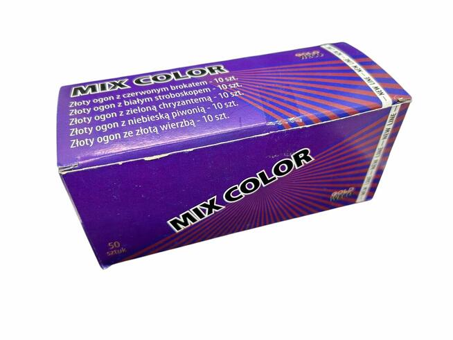 RACE PISTOLETOWE KOLOROWE MIX COLOR GWR30 GOLD WECO 50 SZTUK