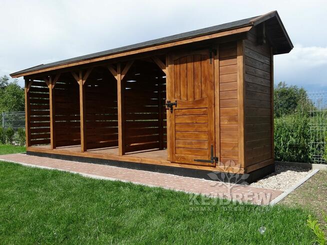 Wiata garażowa, garaż z drewna, zadaszenie, altanka