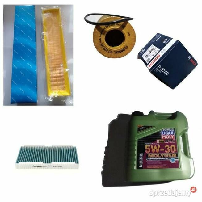 OLEJ Zestaw filtrow PEUGEOT 308 1.6 BioFlex 109km 08-14
