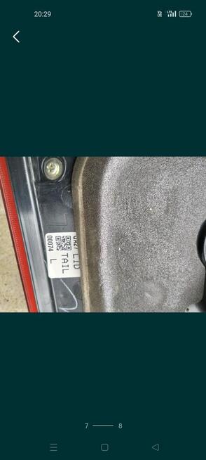 Suzuki Vitara 3 lampy tylne LED lewa strona