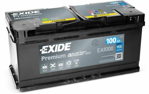 Exide Premium 100Ah 900A EA1000