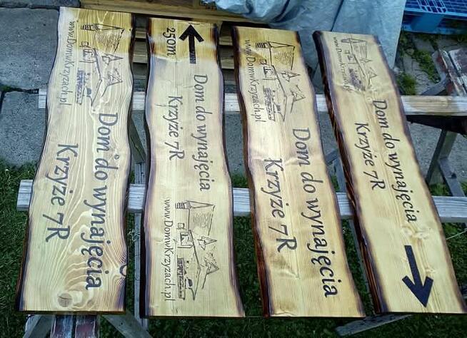 Tablica uwaga pies grawer na desce tabliczka na budę ozdobna