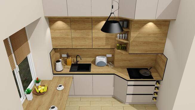 Meble na wymiar, Warszawa - projekt 3D, wykonanie