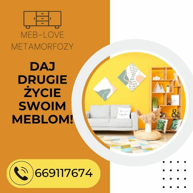 Oklejanie frontów mebli, lodówek, witryn, balkonów, ram okie