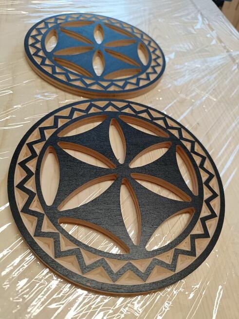 Rozety góralskie ozdoby dla domu ogrodu altanki