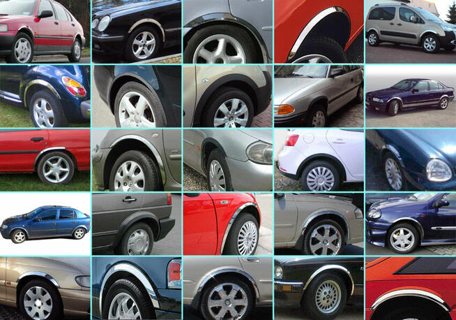 BMW AUDI FIAT FORD MERCEDES OPEL VW listwa nakładki nadkola