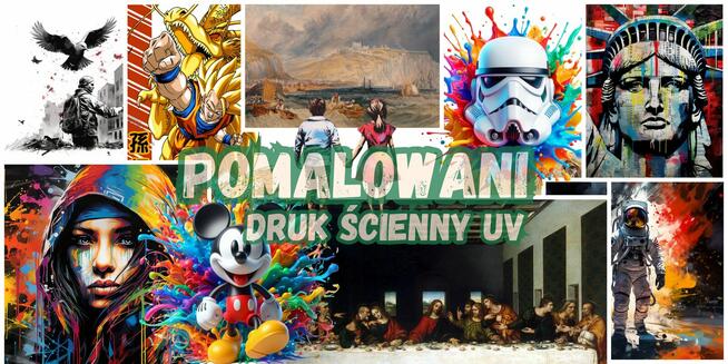 Druk ścienny, malowanie ścian, grafiki na ścianę Jaworzno