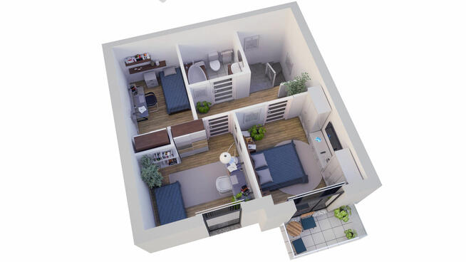 Komfort i Styl – Dwupoziomowe Mieszkanie w Nova Pomorska!