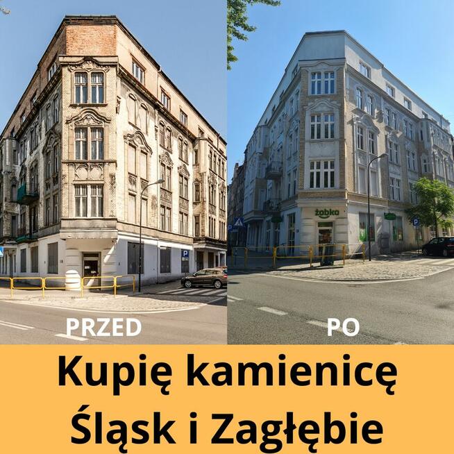Kupię budynek| kamienicę| dom| pow. 500m2 | śląsk i zagłębie