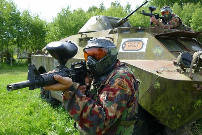 Imprezy integracyjne, spływy kajakowe paintball
