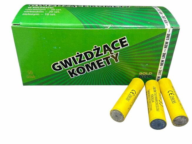 RACE PISTOLETOWE GWIŻDŻĄCE KOMETY KOLOROWE SYGNAŁOWE GWR40 -