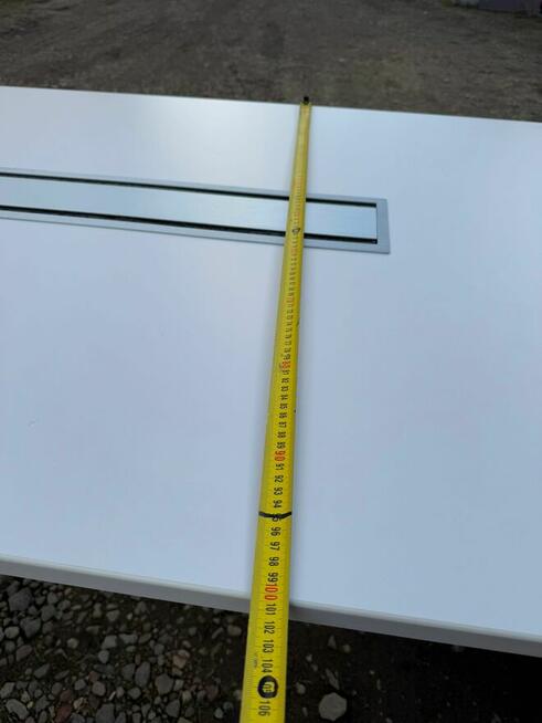 Stół konferencyjny multimedialny biały 240x100 stoły konfer