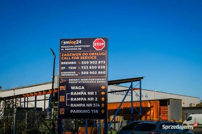 Wynajem magazynu 8 000 m² w Częstochowie | 9 000 miejsc pal.