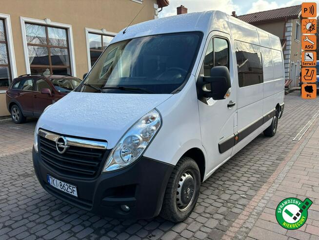 Opel Movano Master L3H2 Long najdłuższy Brygadówka 7 osób Salon Polska