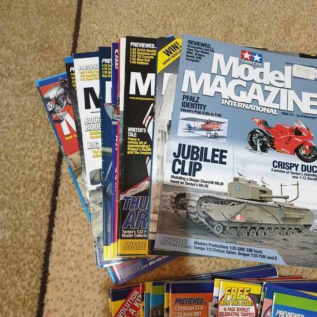 Magazyn modelarski Tamiya Model Magazine – różne numery