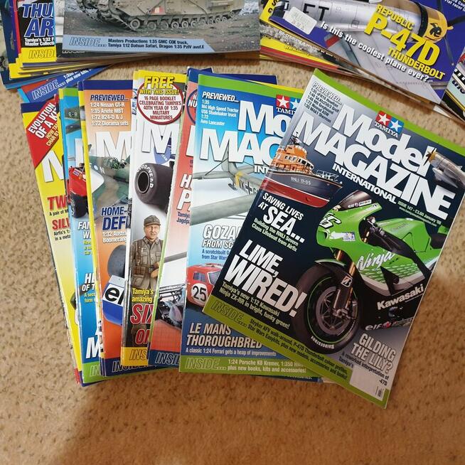Magazyn modelarski Tamiya Model Magazine – różne numery