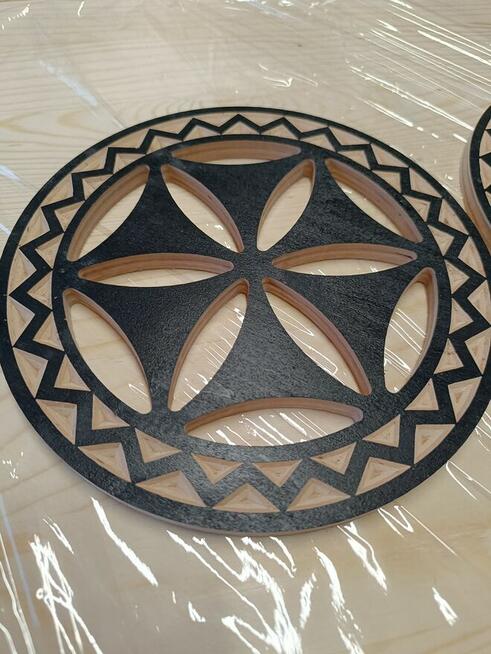 Rozety góralskie ozdoby dla domu ogrodu altanki