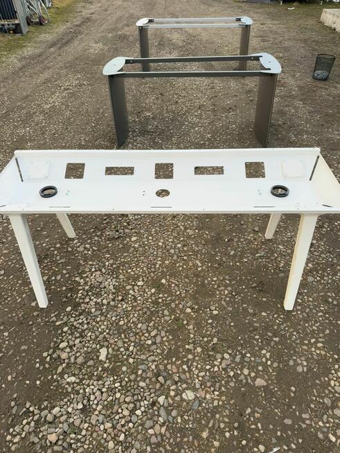 Stół konferencyjny multimedialny biały 240x120 stoły biurka