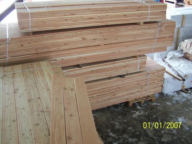 deska ryflowana modrzewiowa