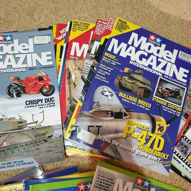 Magazyn modelarski Tamiya Model Magazine – różne numery