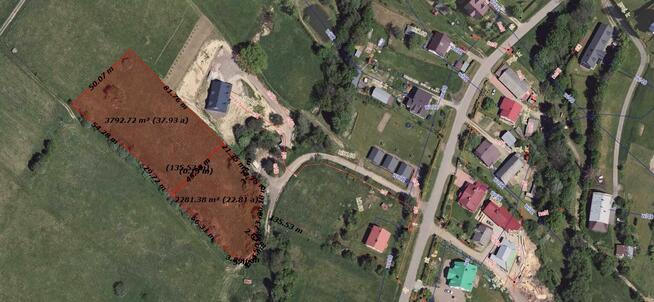 Bereżnica gm Solina działka pod 2 domy jednorodzinne