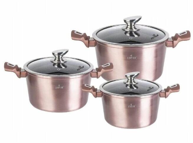 Piękne garnki marmurowe