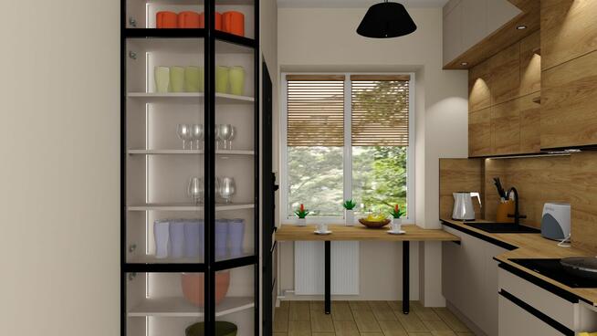 Meble na wymiar, Warszawa - projekt 3D, wykonanie