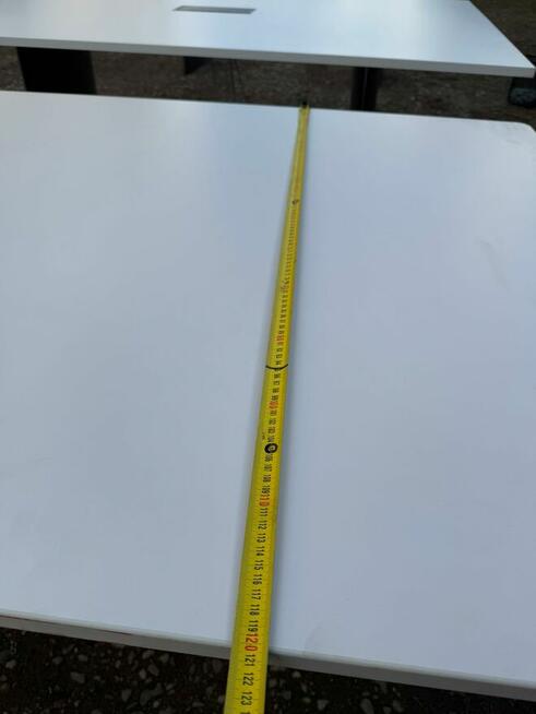 Stół konferencyjny multimedialny biały 240x120 stoły biurka