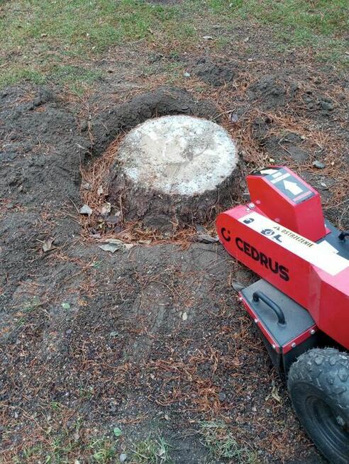 Zrebkowanie (mielenie) gałęzi, karczowanie działek