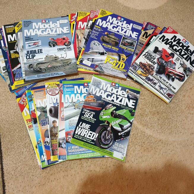 Magazyn modelarski Tamiya Model Magazine – różne numery