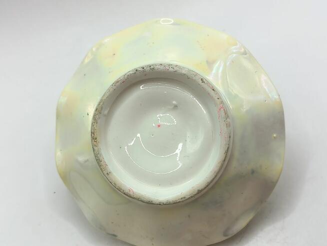 Kaganek iryzowany na świeczkę z różą