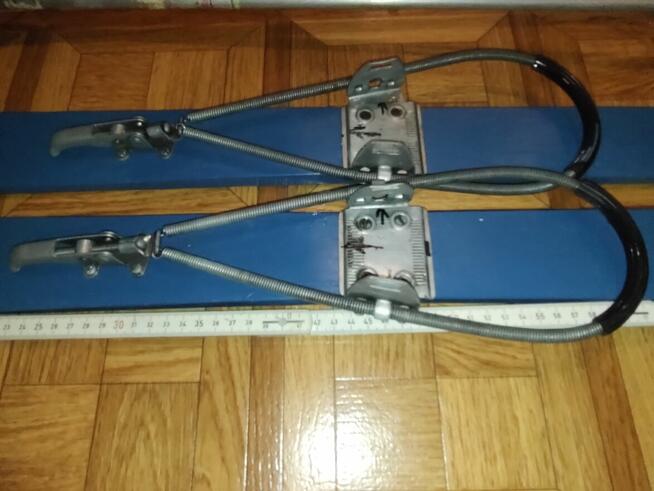 Sprzedam narty dziecięce drewniane PRL 90 cm