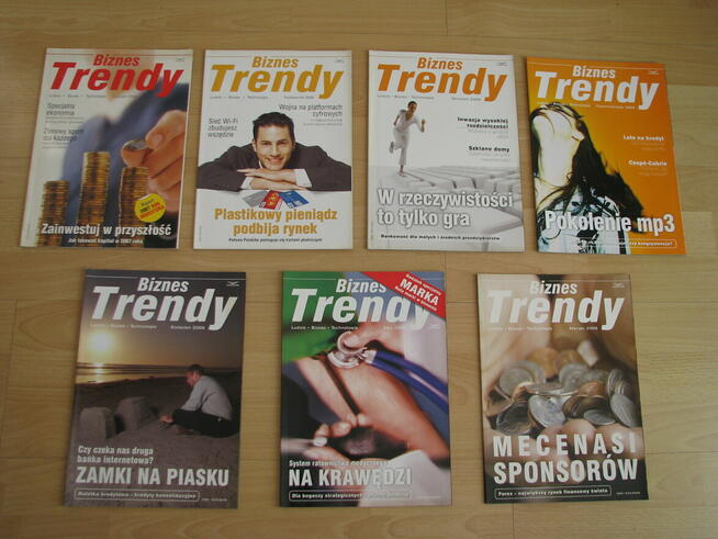 Biznes Trendy magazyn 2005r, 2006r i 2007r.