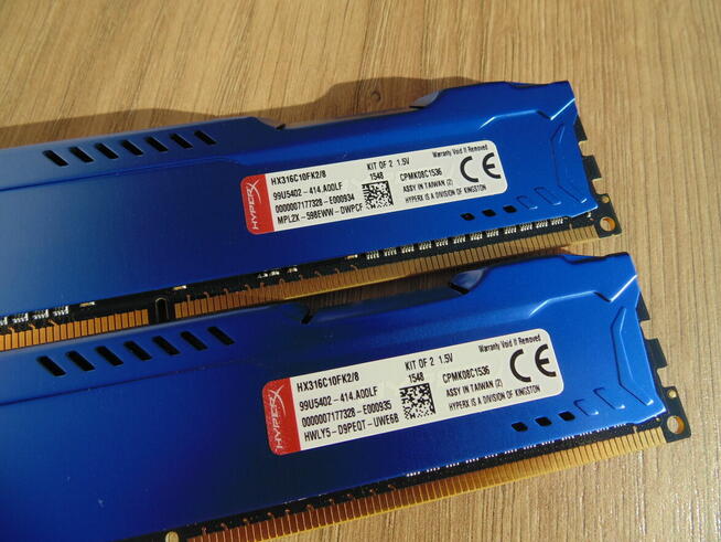 Pamięć RAM HyperX FURY DDR3 8GB 1600MHz CL10