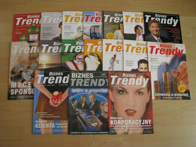 Biznes Trendy magazyn 2005r, 2006r i 2007r.