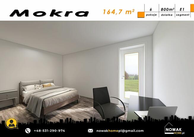 Nowe domy w zabudowie bliźniaczej.