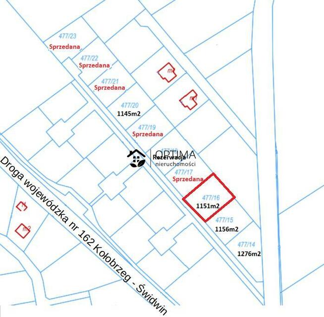 Działka budowlana Gościno