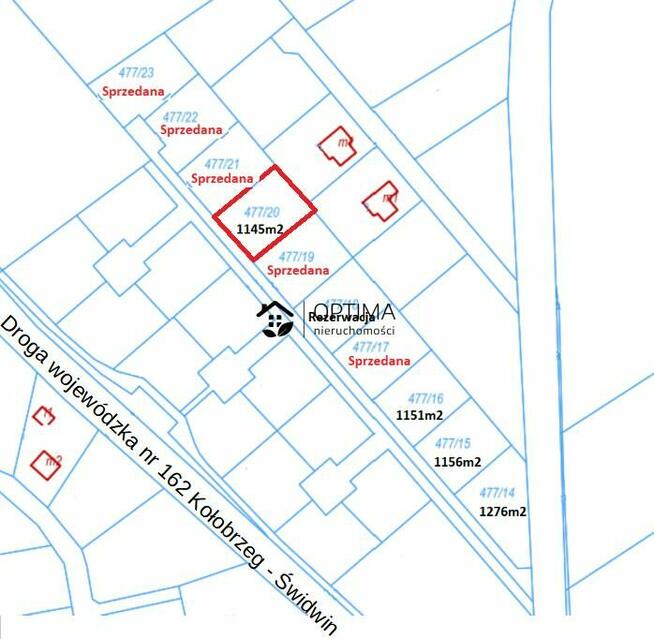 Działka budowlana Gościno