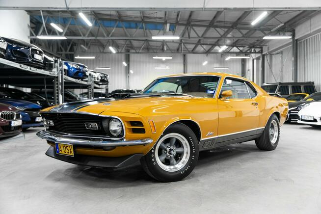 Ford Mustang Mach 1 1970. 5.8L 300 KM. Pełna dokumentacja. Wspaniały stan.