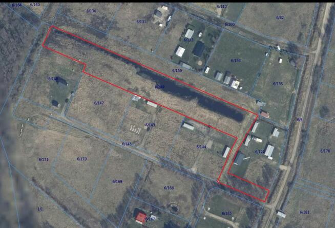 Działka nad morzem.