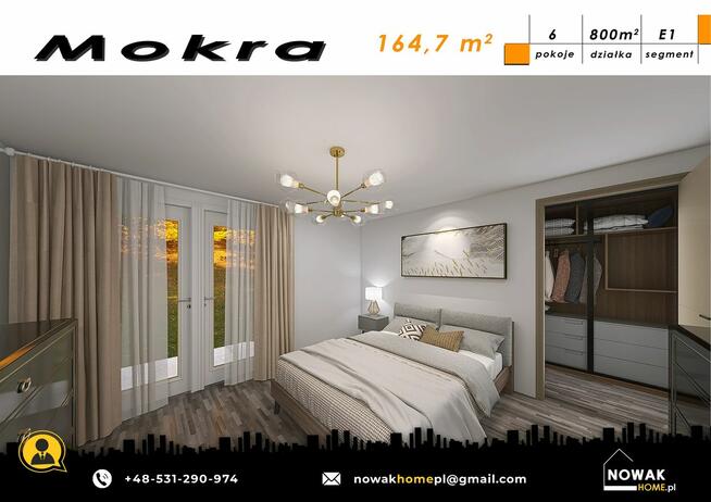 Nowe domy w zabudowie bliźniaczej.