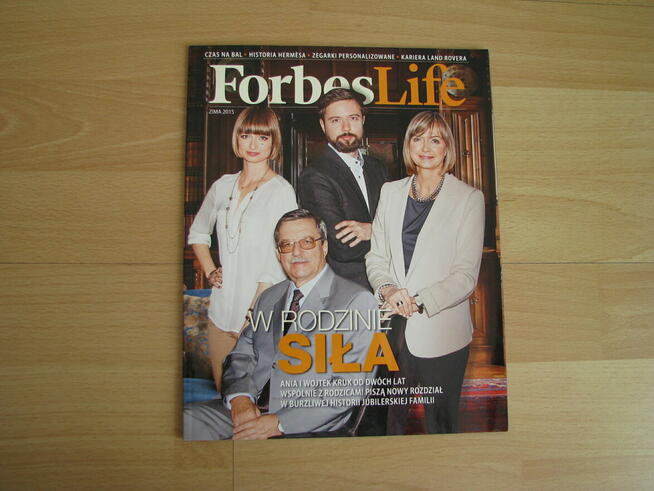 Forbes – miesięcznik 2010, 2015 i Forbes Life 2015r