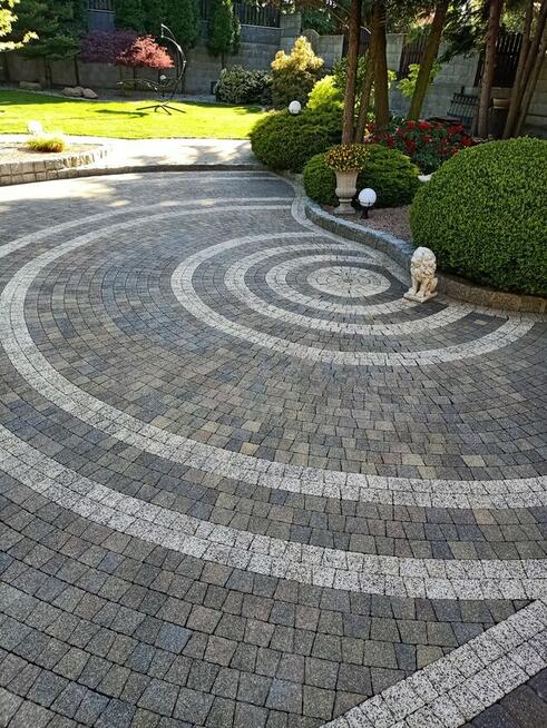 Mycie kostki brukowej