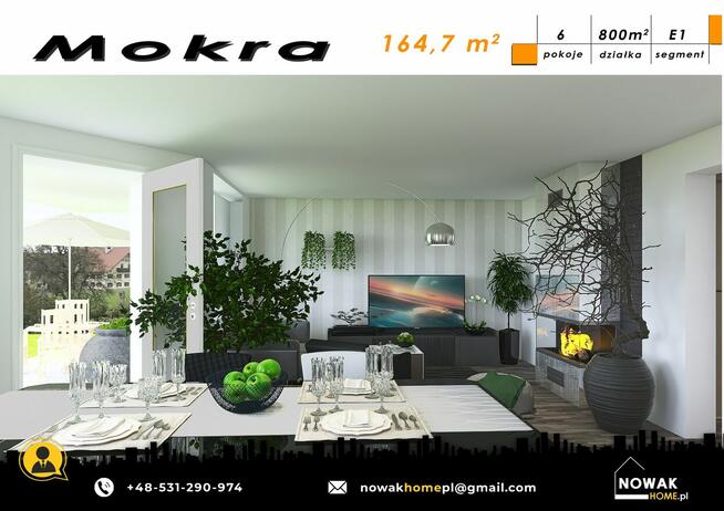 Nowe domy w zabudowie bliźniaczej.