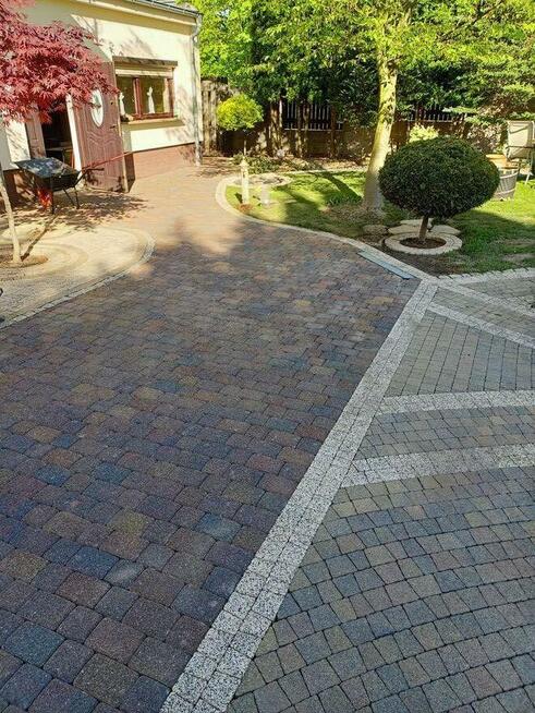 Mycie kostki brukowej