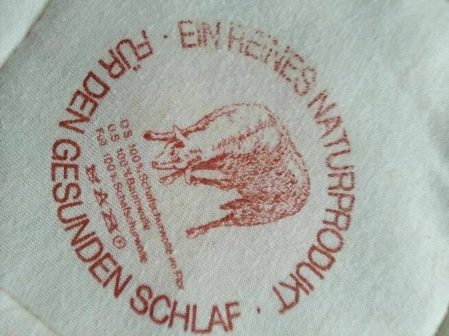 kołdra z owczej wełny jednostronna