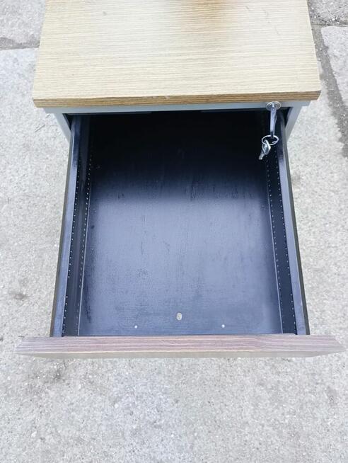 Kontenerek pod biurko MARTELA przybornik jasny buk jezdny