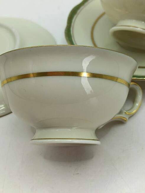 Dwa razy Duo filiżanka i spodek KPM Germany