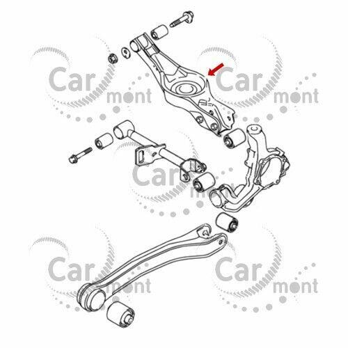 Wahacz tylny dolny - lewy - Grand Vitara II JB - 46207-65J01