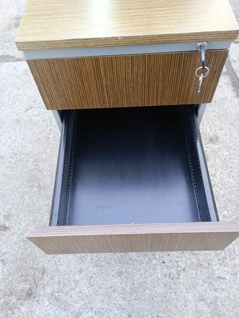 Kontenerek pod biurko MARTELA przybornik jasny buk jezdny